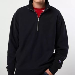 Champion Quarter-Zip Mock Neck Sweatshirt Pullover
